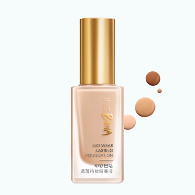 F66永乐印彩巴哈透薄持妆粉底液-柔雾型/柔润型